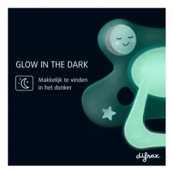 Difrax Fopspeen Natural 12+ Maanden Glow in the dark BPA-vrij