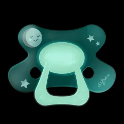 Difrax Fopspeen Natural 6+ M Glow In The Dark