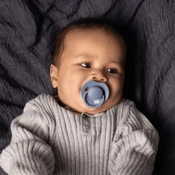 Difrax LOVI Prime Fopspeen Baby Blue/Blue 0-6 maanden