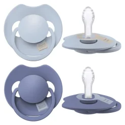 Difrax LOVI Prime Fopspeen Baby Blue/Blue 0-6 maanden