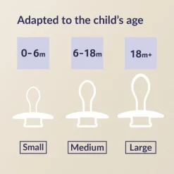 Difrax LOVI Prime Fopspeen Granola/Orange18+ maanden