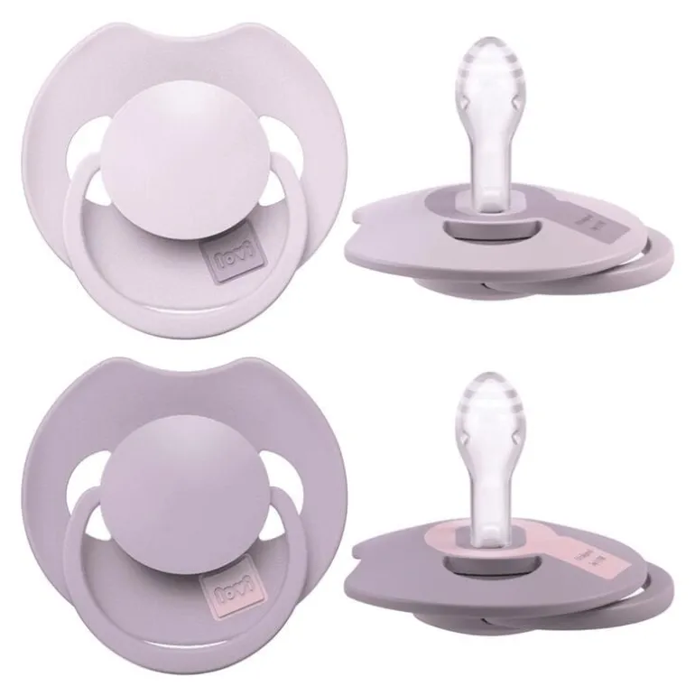 Difrax LOVI Prime Fopspeen Lilac/Violet0 - 6 maanden