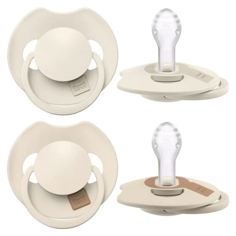 Difrax LOVI Prime Fopspeen Coconut/Ivory6-18 maanden