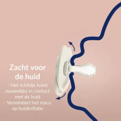 Difrax LOVI Prime Fopspeen Coconut/Ivory6-18 maanden