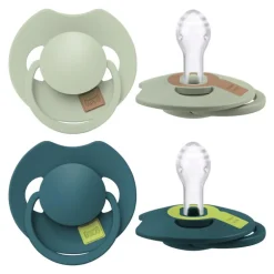 Difrax LOVI Prime Fopspeen 6-18 Maanden Pistachio/Green BPA-vrij