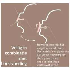 Difrax LOVI Prime Fopspeen 6-18 Maanden Pistachio/Green BPA-vrij