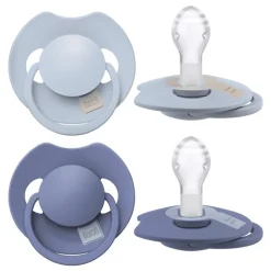 Difrax LOVI Prime Fopspeen Baby Blue/Blue18+ maanden