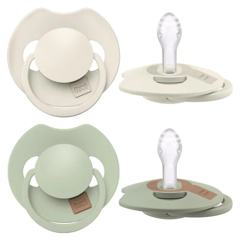 Difrax LOVI Prime Fopspeen Coconut/Pistachio0-6 maanden