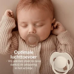 Difrax LOVI Prime Fopspeen Coconut/Pistachio0-6 maanden