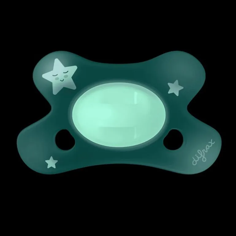 Difrax Natural Fopspeen 0-6 M Glow In The Dark