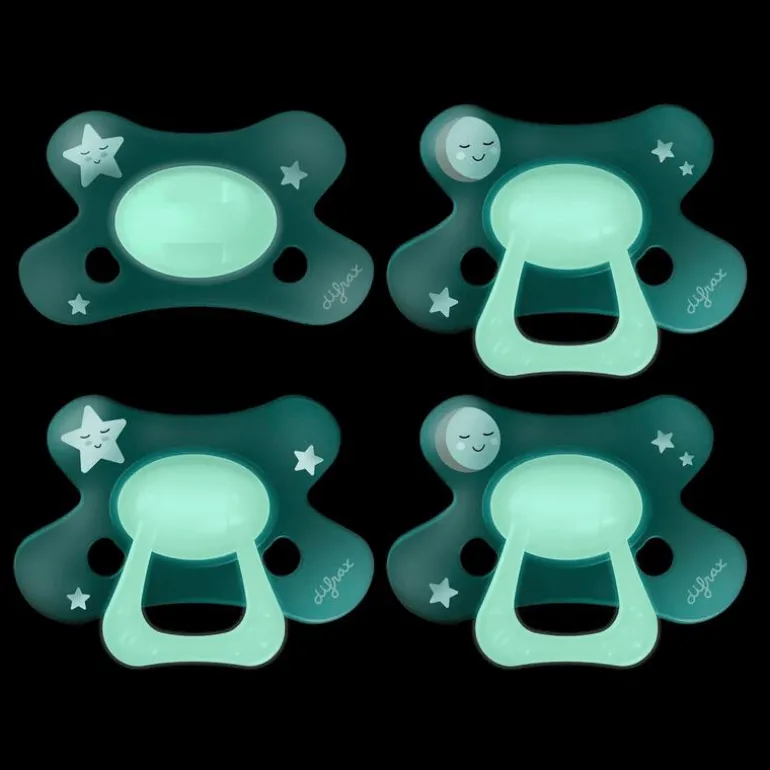 Difrax Natural Fopspeen 0-6 M Glow In The Dark