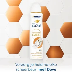 Dove Advanced Care Coconut & Jasmine Flower Anti-Transpirant Deodorant Spray 150 ML