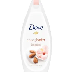 Dove Caring Bath Amandelmelk & Hibiscus Badcrème 450 ml