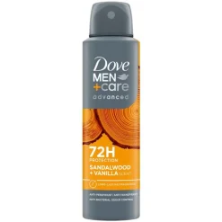 Dove Men+Care Advanced Sandalwood + Vanille Deodorant Spray 150 ML