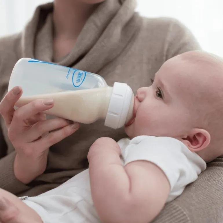 Dr. Brown’s Flesspeen 6+ Maanden Fase 3 Brede Halsfles 2 stuks