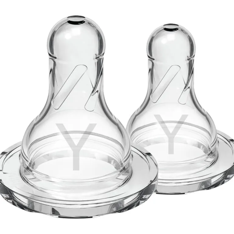 Dr. Brown’s Flesspeen 9+ Maanden Y-Cut Smalle Halsfles 2 stuks