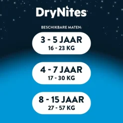 DryNites Disney Luierbroekjes Jongens 4 Tot 7 Jaar (17 - 30 kg) 10 stuks