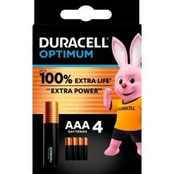 Duracell Batterijen Alka Optimum AAA x4
