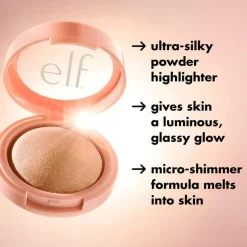 e.l.f. Halo Glow Silky Powder Highlighter Prosecco Poppin'