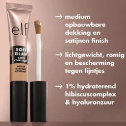 e.l.f. Soft Glam Satin Concealer 31 Medium Neutral