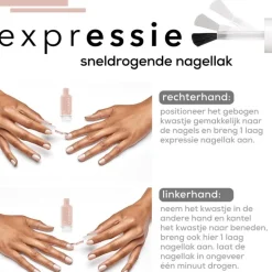 essie Expressie Nagellak Zwart 380 Now Or Never 10 ML