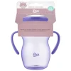 Etos 360° Trainingsbeker met handvaten paars 270 ML