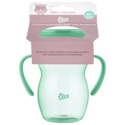 Etos 360° Trainingsbeker met handvaten groen 270 ML