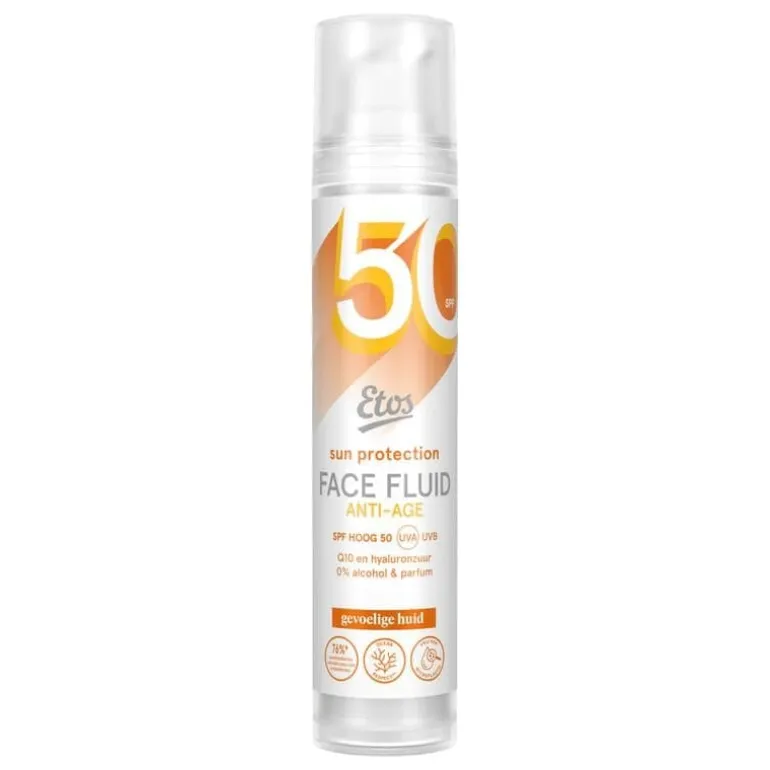 Etos Anti-Age Gezichtszonnebrand SPF50 Gevoelige Huid