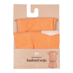 Etos Badstof Set Oranje Maat 62/68