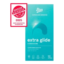 Etos Condooms Extra Glijmiddel 12 stuks