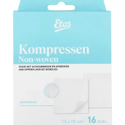 Etos Gaaskompressen 7,5 x 7,5 16 stuks