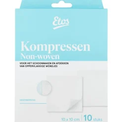 Etos Gaaskompressen 10 x 10 CM 10 stuks