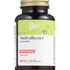 Etos Kids Multi Kauwtabletten Frambozensmaak 60 tabletten