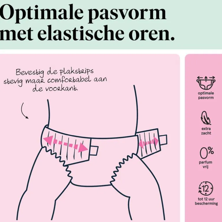 Etos Luiers Mini Maat 2 4-8 kg Trial Pack 18 stuks