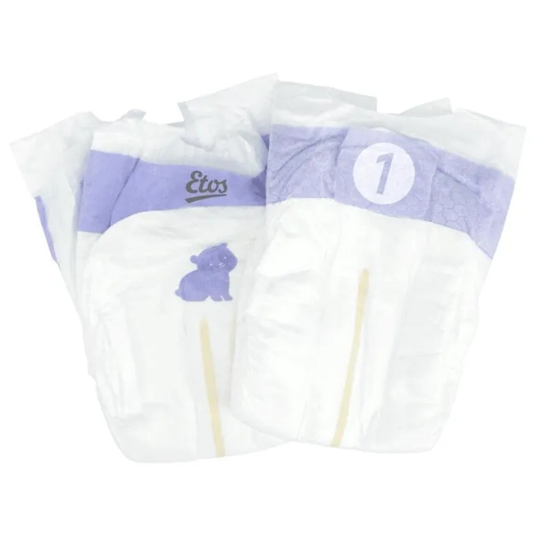 Etos Luiers Newborn Maat 1 2-5 kg Mid Pack 48 stuks