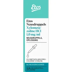Etos Neusdruppels Xylometazoline HCl 1 MG/ML
