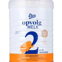 Etos Opvolgmelk Standaard 2 met melkvet voor baby's van 6 - 10 maanden - 800 gram
