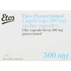 Etos Paracetamol 500 MG Liquid Caps 20