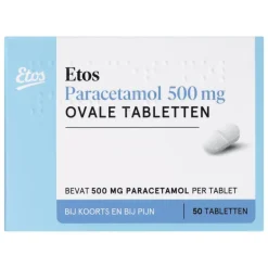 Etos Paracetamol 500 mg Ovale Tablet