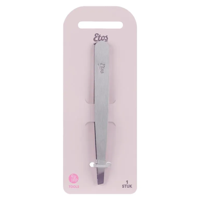 Etos Pincet Schuin Zilver