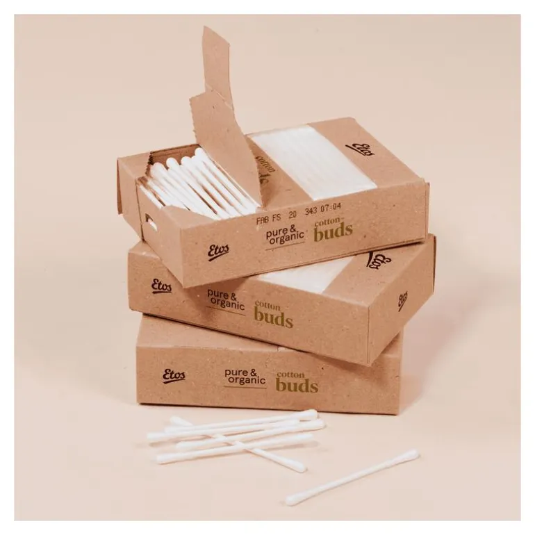 Etos Pure & Organic Wattenstaafjes 200 stuks