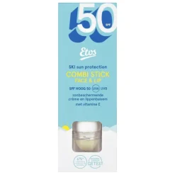 Etos Ski Zonbescherming Combi Stick 2-in-1 Face en Lip SPF50+ 20 ML