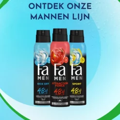 Fa Men Attraction Force Deodorant Spray 150 ML