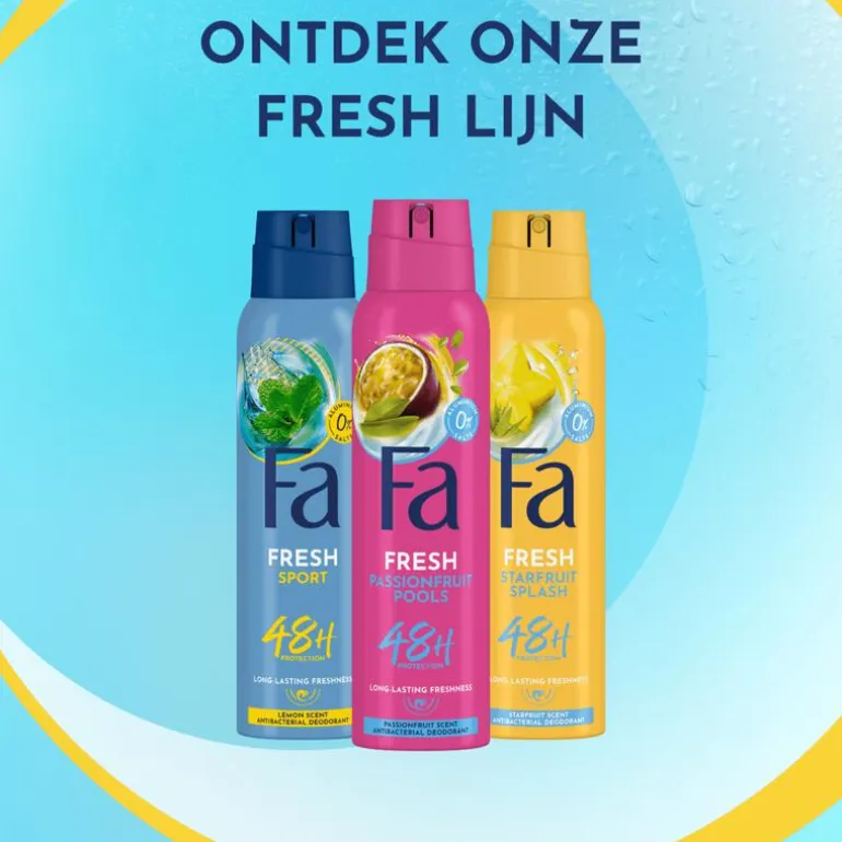 Fa Passionfruit Deodorant Spray 150 ML