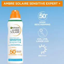 Garnier Ambre Solaire Sensitive Expert Hypoallergene Zonnebrand Mist SPF50 150 ML