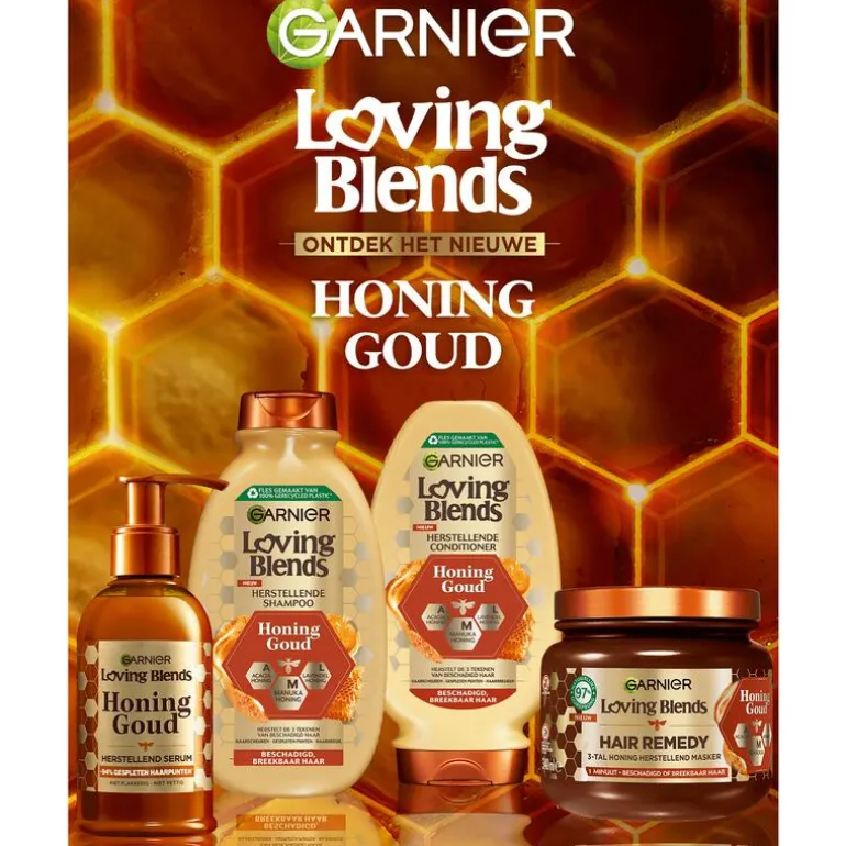 Garnier Loving Blends Honing Goud Haarmasker 340 ML