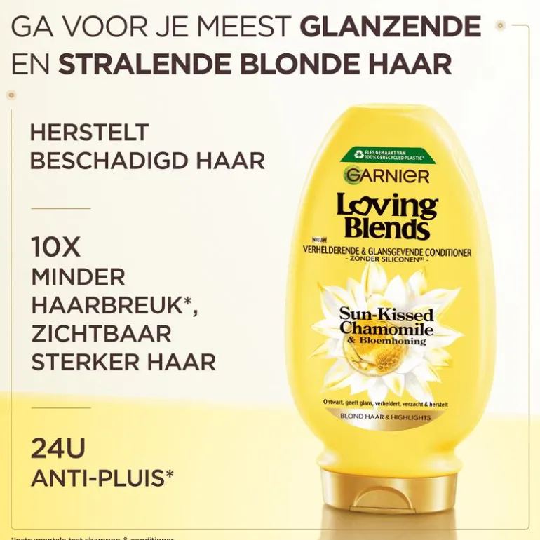 Garnier Loving Blends Sun-Kissed Chamomile & Bloemenhoning Conditioner 250 ML