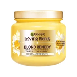 Garnier Loving Blends Sun-Kissed Chamomile & Bloemenhoning Haarmasker 340 ML