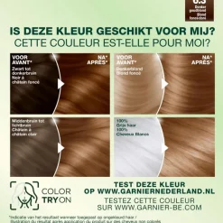 Garnier Nutrisse Crème 6.3 Donker Goudblond Haarverf
