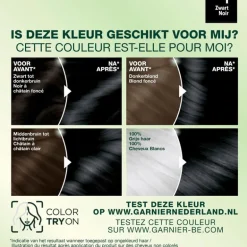 Garnier Nutrisse Crème Permanente Haarverf 1 Zwart